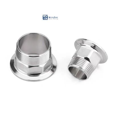 Ferrule de fio de mamilo de aço inoxidável sanitário SS304/SS316L Tri Clamp Hex