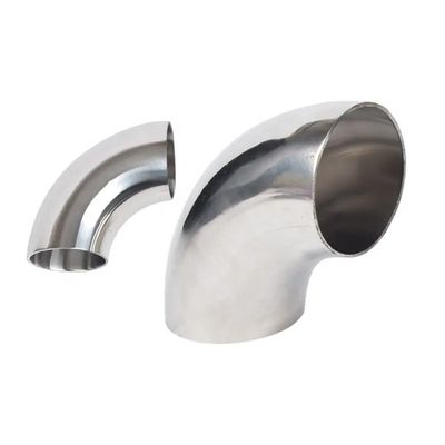 Acero inoxidável sanitário 304 316 conector igual de cotovelo de curvatura de tubulação DIN 3A forjado