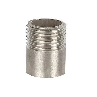 SS304 Barril masculino mamilo com ligação de rosca G e cabeça cilíndrica Código 4 polegadas