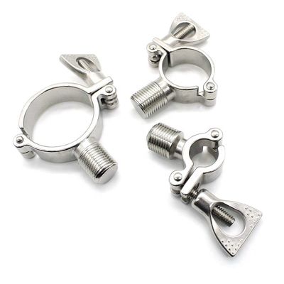 Grampos de suporte de tubos de fio masculino de cabeça quadrada com conexão rápida