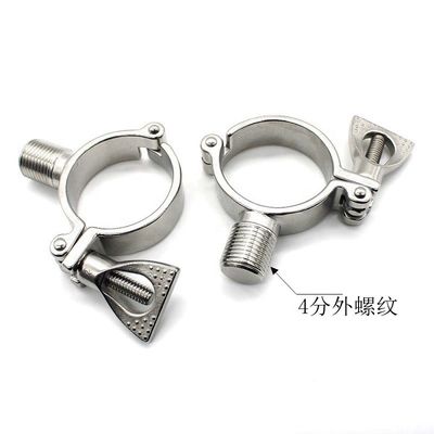 Grampos de suporte de tubos de fio masculino de cabeça quadrada com conexão rápida