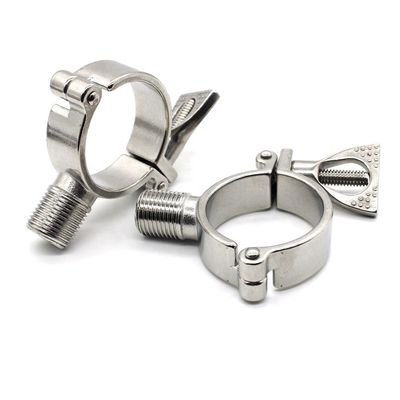 Grampos de suporte de tubos de fio masculino de cabeça quadrada com conexão rápida