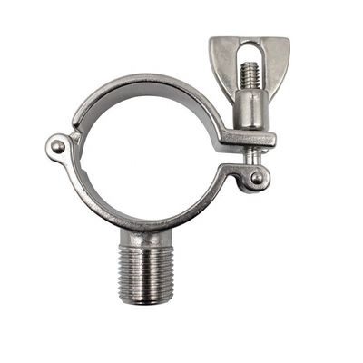 Grampos de suporte de tubos de fio masculino de cabeça quadrada com conexão rápida