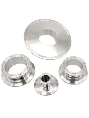 ODM suportado RTS de aço inoxidável sanitário 304 316L tubo de redução rápida placa cega