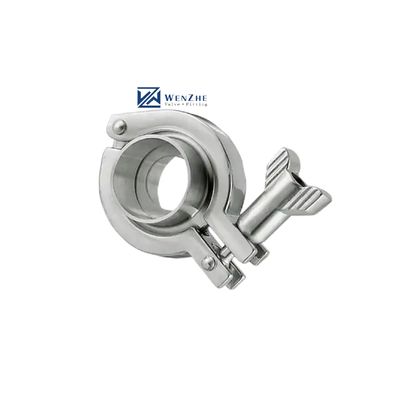 Aço inoxidável 304 316 Aperto de um único alfinete Tri-aperto sanitário Conexão forjada