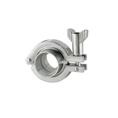 Aço inoxidável 304 316 Aperto de um único alfinete Tri-aperto sanitário Conexão forjada