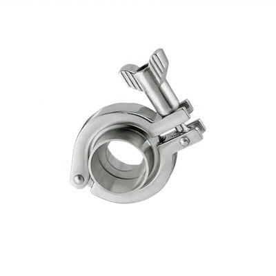 Aço inoxidável 304 316 Aperto de um único alfinete Tri-aperto sanitário Conexão forjada