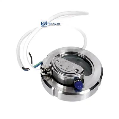ODM aço inoxidável 304 316 316L vidro de visão redonda de tipo União temperado