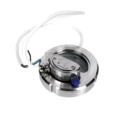 ODM aço inoxidável 304 316 316L vidro de visão redonda de tipo União temperado