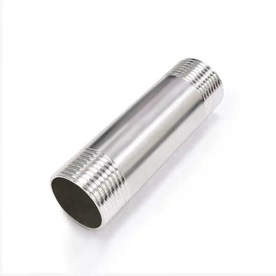 SS316 Barril masculino mamilo NPT BSPP BSPT G roscado 1/4''-4.0' fundição industrial