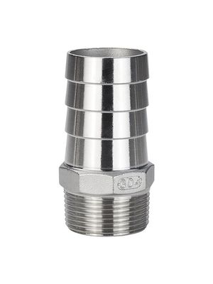 201 304 Fios de fundição de aço inoxidável Hex Nipple para fixação de juntas de tubos de couro