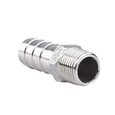 201 304 Fios de fundição de aço inoxidável Hex Nipple para fixação de juntas de tubos de couro