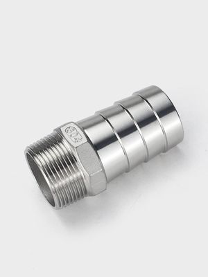 201 304 Fios de fundição de aço inoxidável Hex Nipple para fixação de juntas de tubos de couro